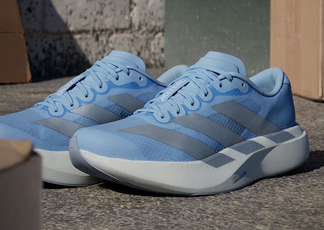 The Women's adidas Adizero Evo SL Glow Blue Releases June 2025