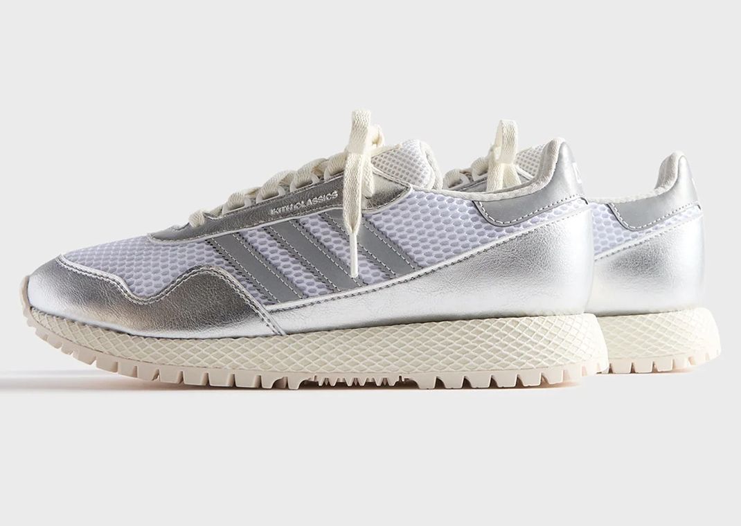 Kith x adidas New York White Silver Metallic Lateral