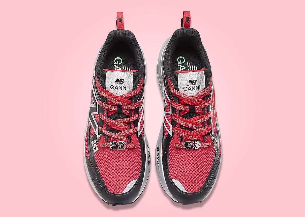 Ganni x New Balance Fresh Foam Trainer Bred Top
