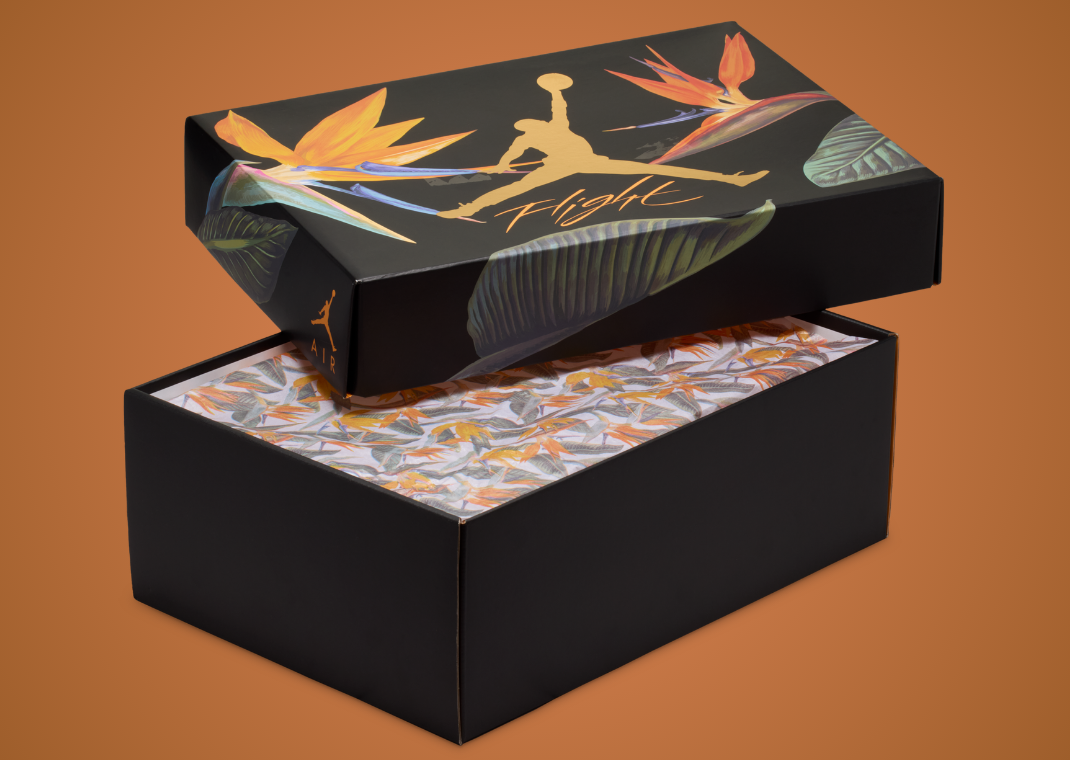 Air Jordan 4 Retro Birds of Paradise (W) - Box