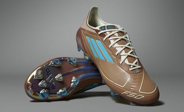 The Bad Bunny x adidas F50 Messi Elite FG Cardboard Releases in 2024