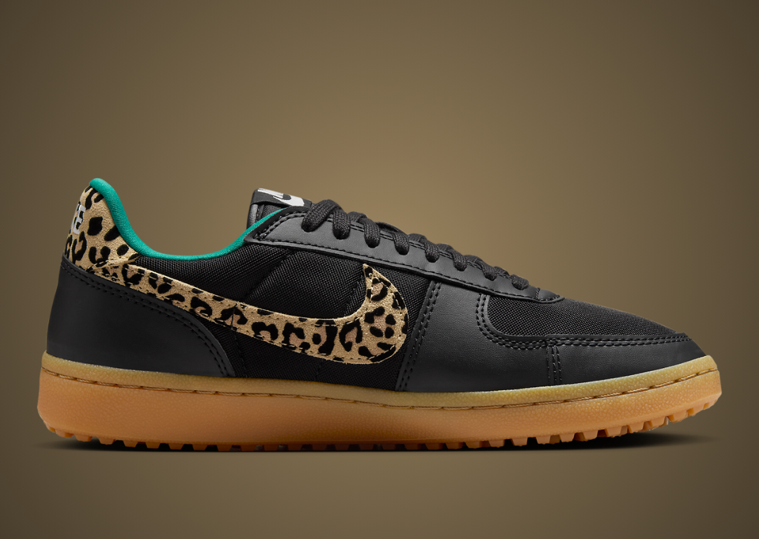 Nike Field General Leopard Print Black (W) Medial