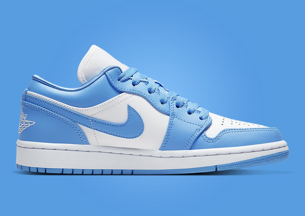 Jordan 1 low unc store list best sale