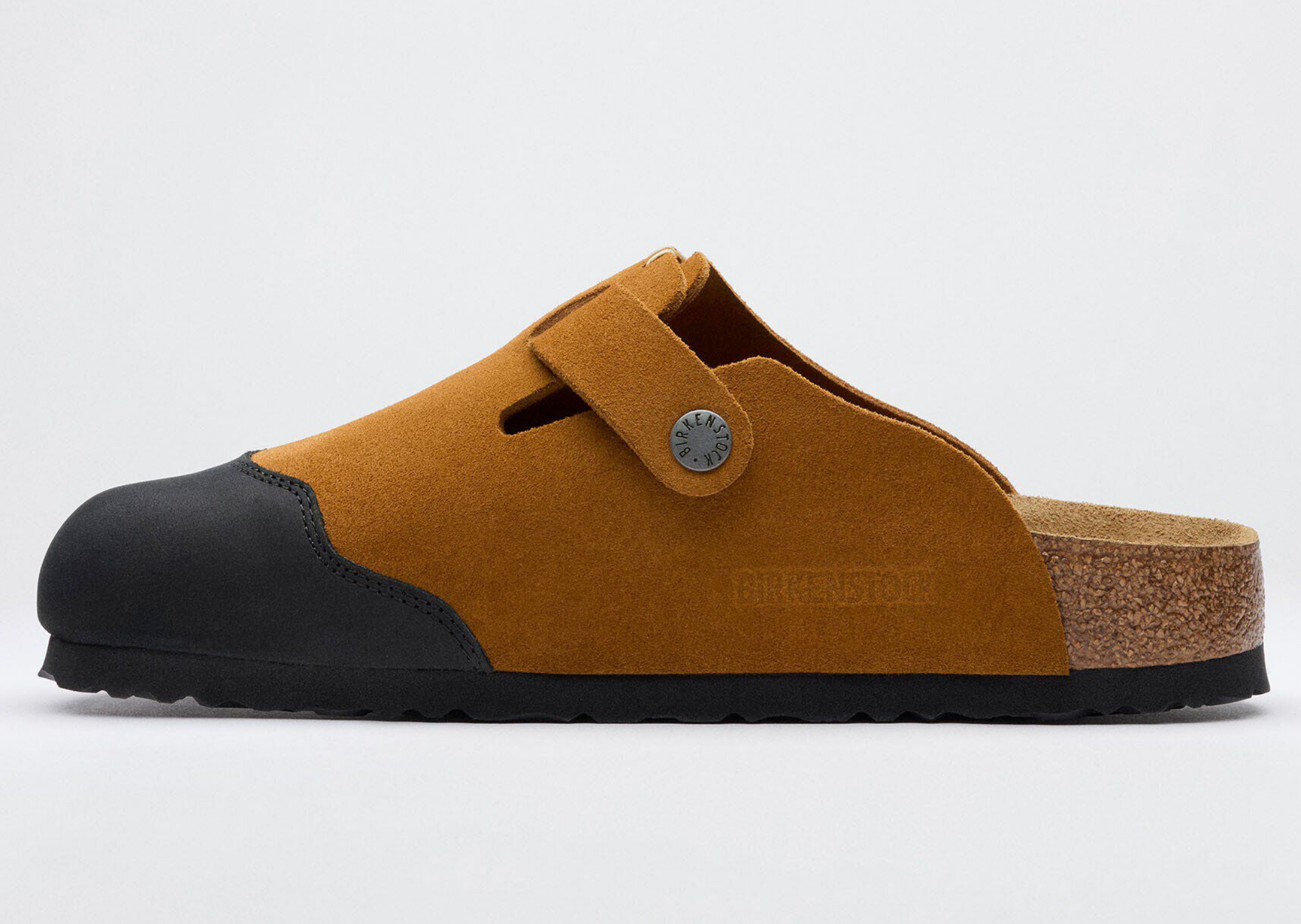 Ader Error x Birkenstock Boston Cap LEVEL Camel - Lateral
