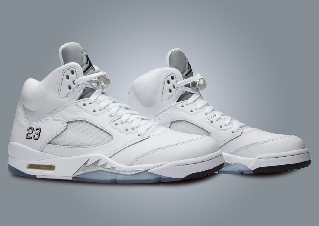 Air Jordan 5 Retro White Metallic (2015 release)