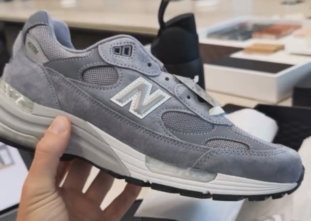 Kith x New Balance 992 Made in USA Grey