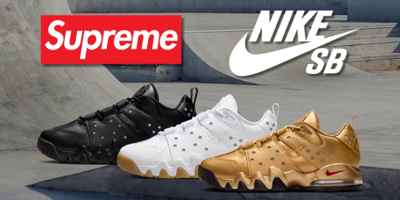 Supreme’s Nike SB Version of Charles Barkley’s Air Max CB ‘94 is Dropping for Week 2 of SS26