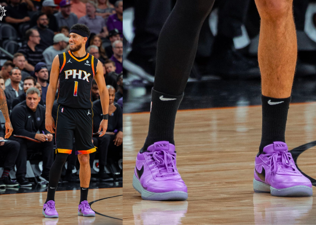 Devin Booker Wearing The Nike Book 1 Be Legendary PE