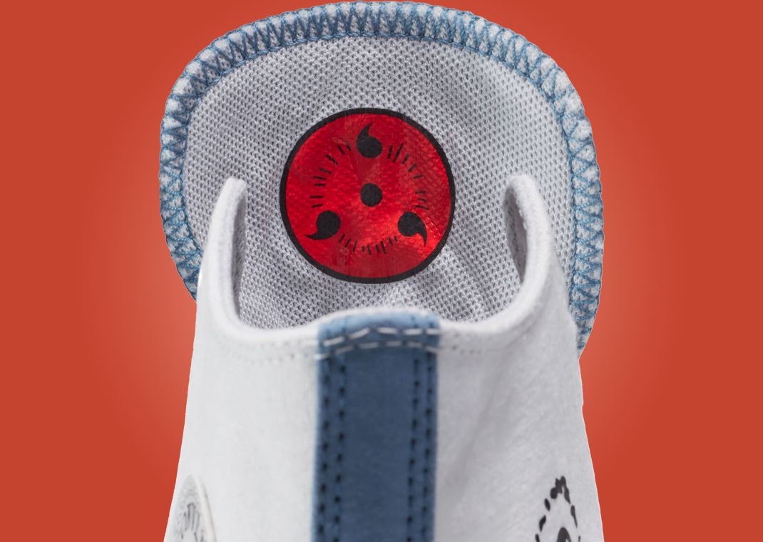 Naruto x Converse Chuck Taylor Sasuke Tongue Interior