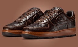 These Croc Skin Air Forces are Pure Luxury