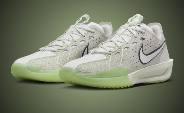 Nike Air Zoom GT Cut 3 Light Bone Vapor Green Angle