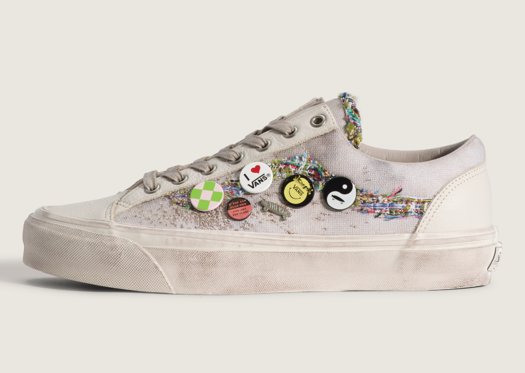 Vans Old Skool 36 Souvenir Oatmeal - Lateral
