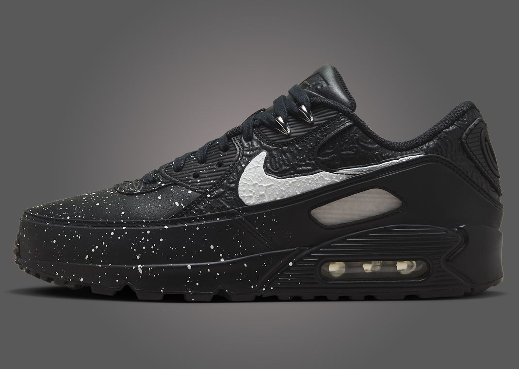 Slawn x Nike Air Max 90 Black Lateral