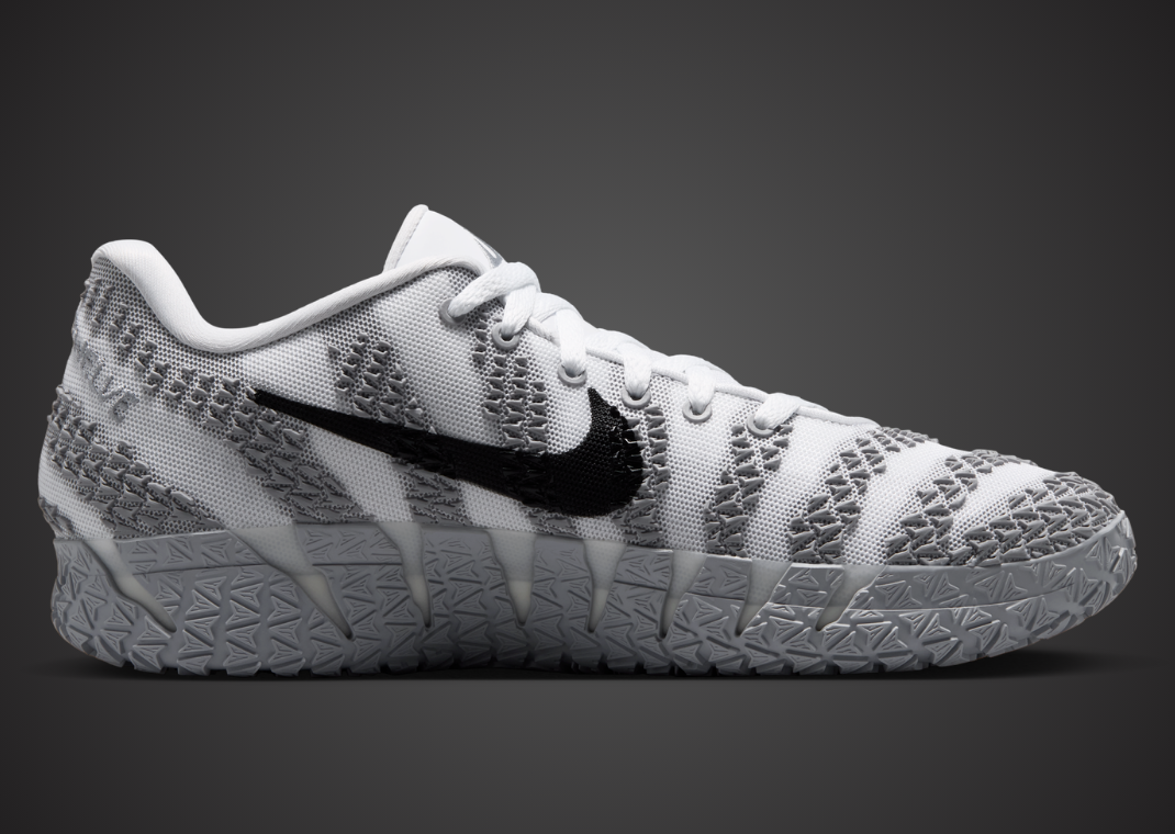 Nike Ja 3 TB White Wolf Grey medial