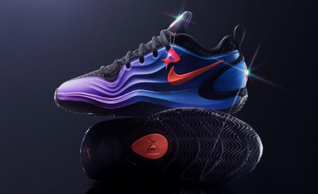 A’ja Wilson’s Nike A’Two adds a Purple and Blue Gradient Kids’ Pair to the Mix