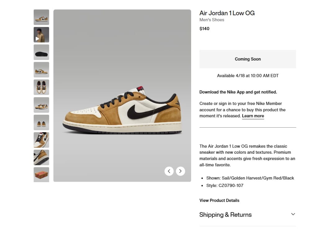 Air Jordan 1 Retro Low OG Rookie of the Year Nike Page