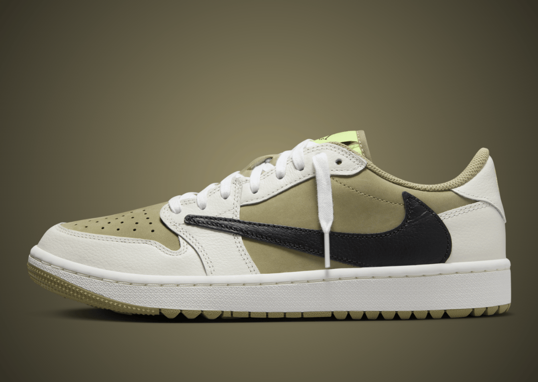 Travis Scott x Air Jordan 1 Low Golf Lateral