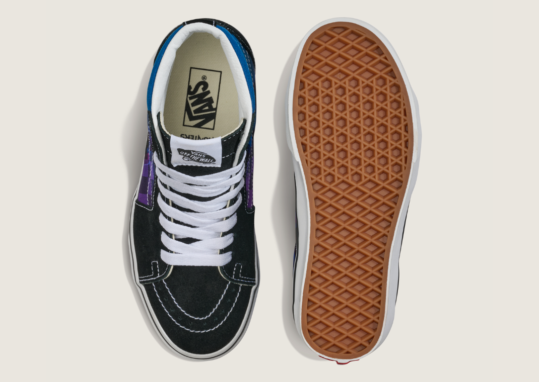 K-Pop Demon Hunters x Vans Sk8-Hi Black Multi-Color (GS) - Top & Bottom