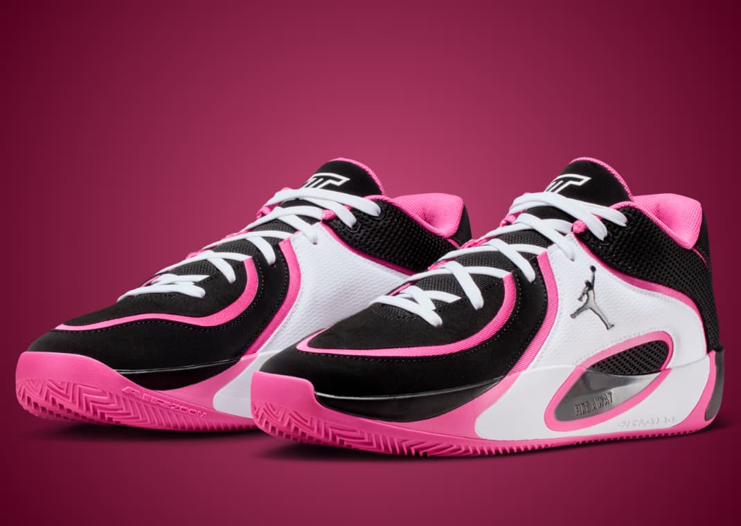 Jordan Goes Bubble Gum and Black on Pinksicle Tatum 4 Colorway