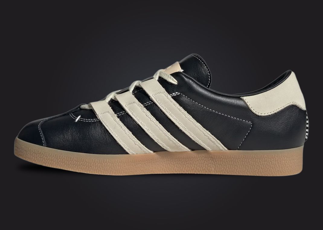 Foot Industry x adidas Gazelle Black Cream Medial
