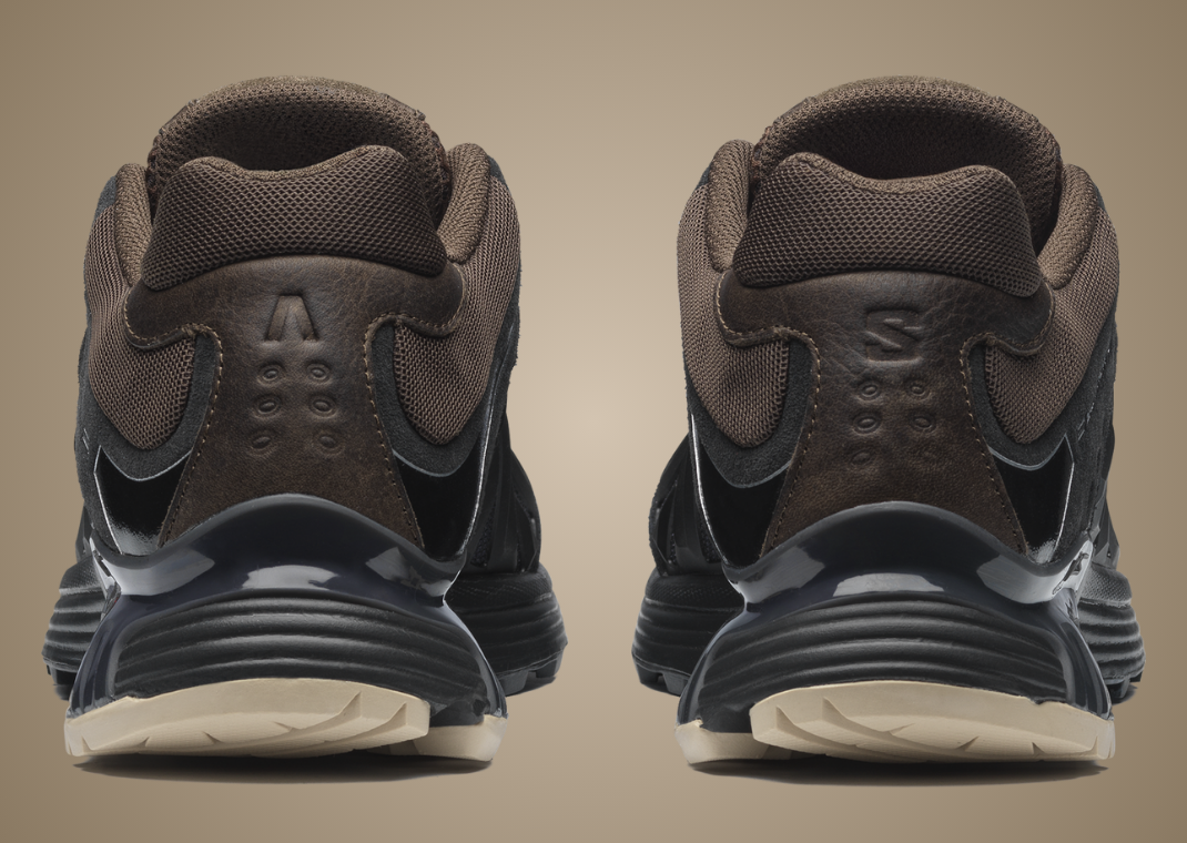 Aries x Salomon XT Whisper Black Earth Brown - Back