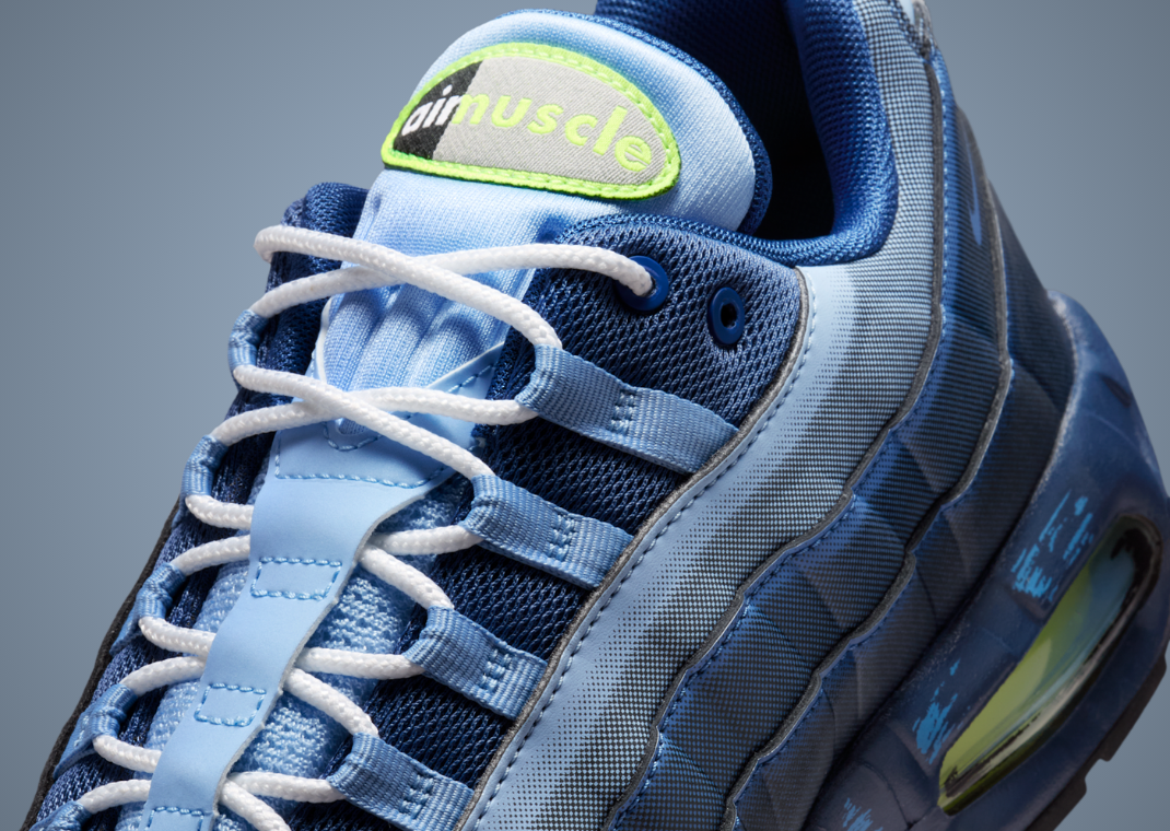 Yu-Gi-Oh! x Nike Air Muscle 95 Joey Detail