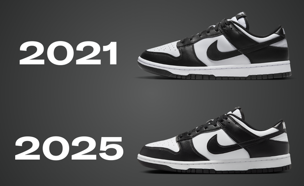 2021 Panda Dunk vs. 2025 Panda Dunk