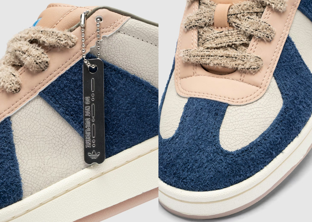The Whitaker Group x adidas BW 00s Clay Navy - Detail