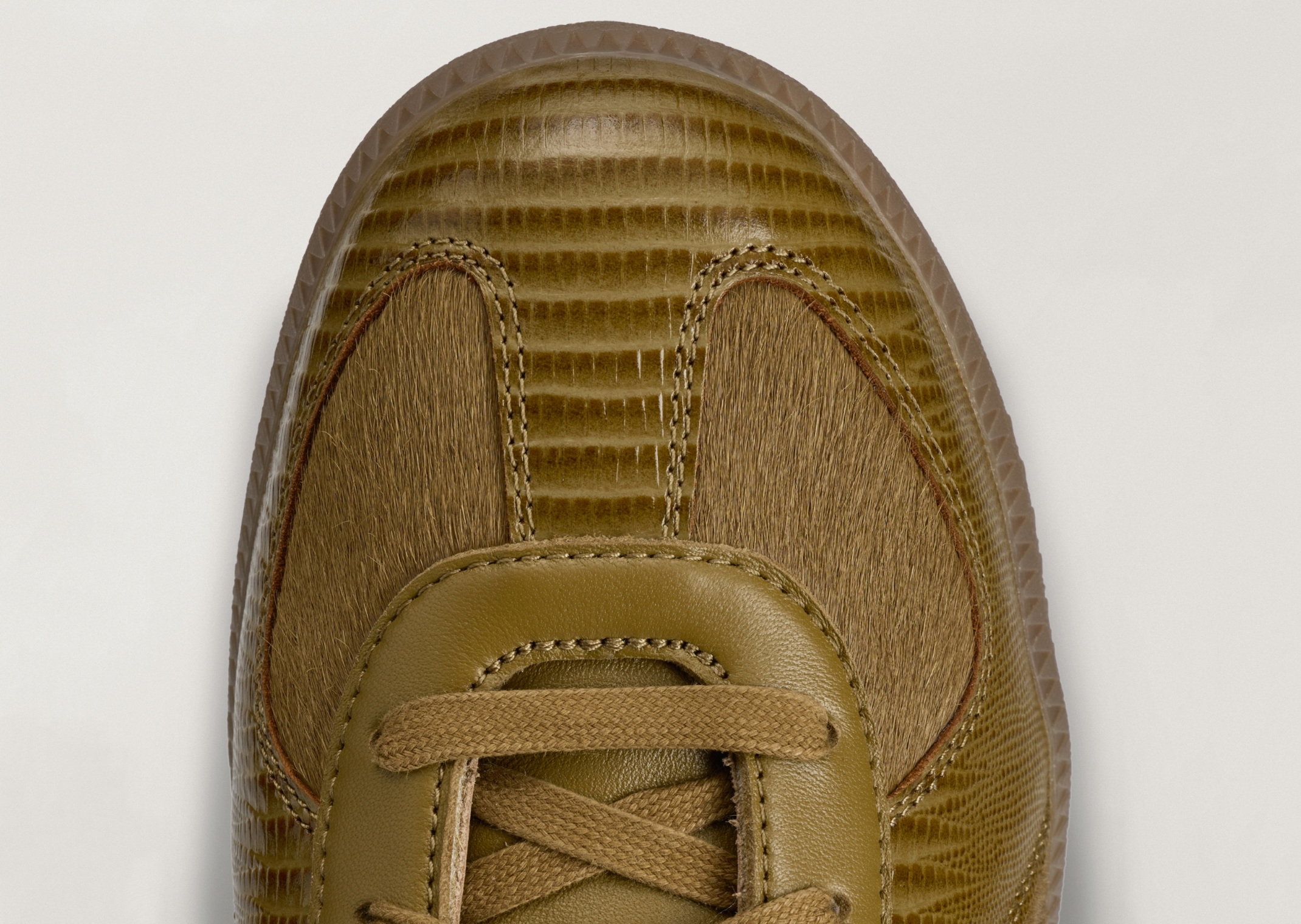 Wales Bonner x adidas BW Army Karintha Khaki Pony - Detail