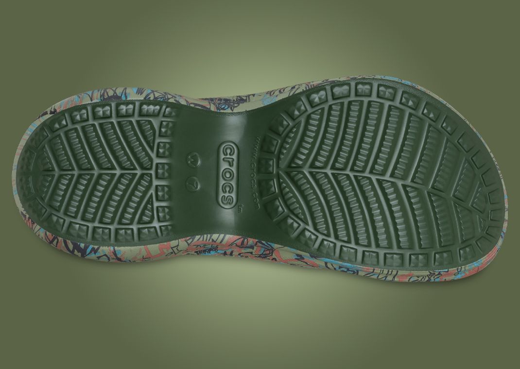 Mowalola x Crocs Bae Clog Forest Green Outsole