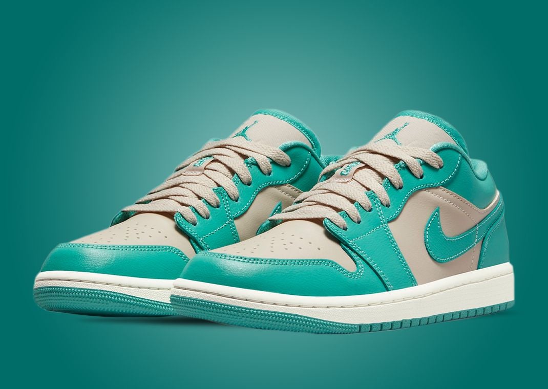 Air Jordan 1 Low "Sanddrift Washed Teal" (W)