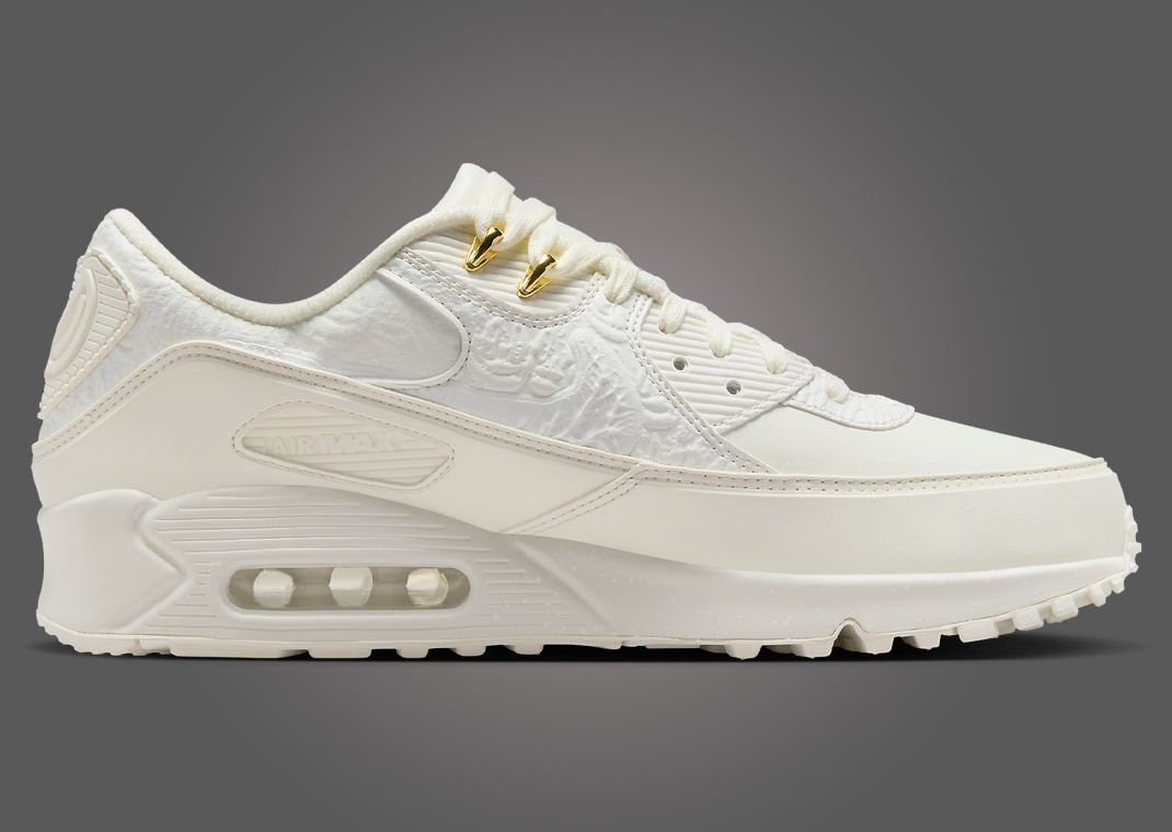 Slawn x Nike Air Max 90 Sail Medial