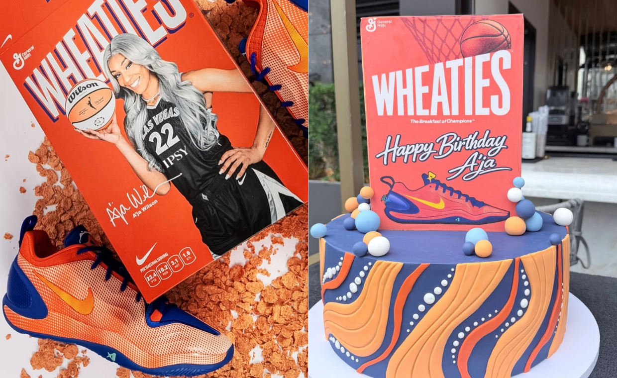 Eat Your Wheaties: A’ja Wilson’s New Nike A’Two PE Celebrates Her Cereal Box Star Status