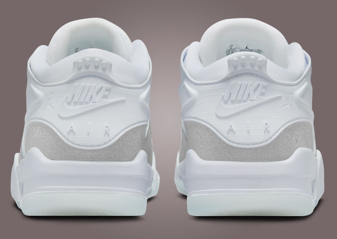 Jordan 4 RM White Silver Glitter (W) Heel