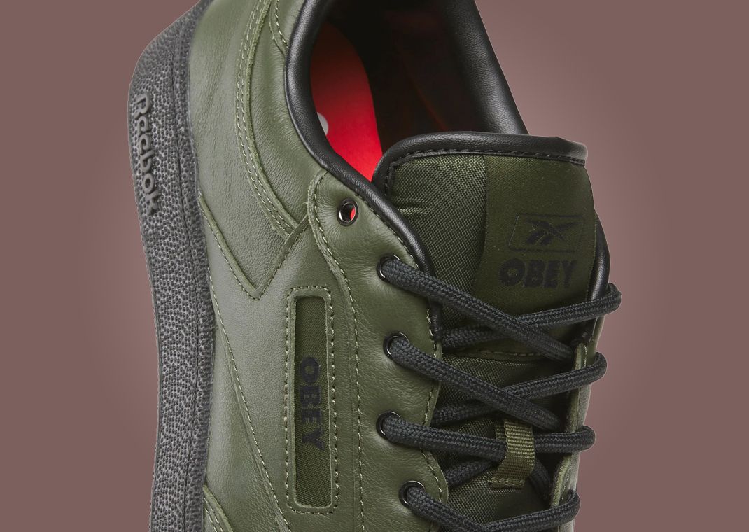 OBEY x Reebok Club C 85 Detail