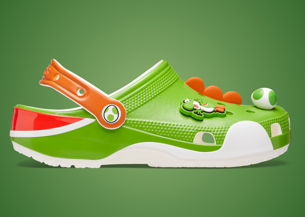 Nintendo x Crocs Classic Clog Yoshi - Lateral