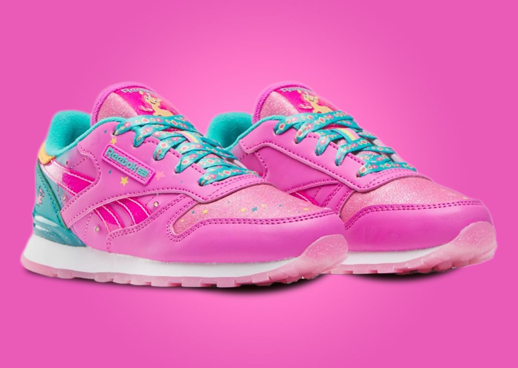 My Little Pony x Reebok Classic Leather Step N Flash Sunny Angle
