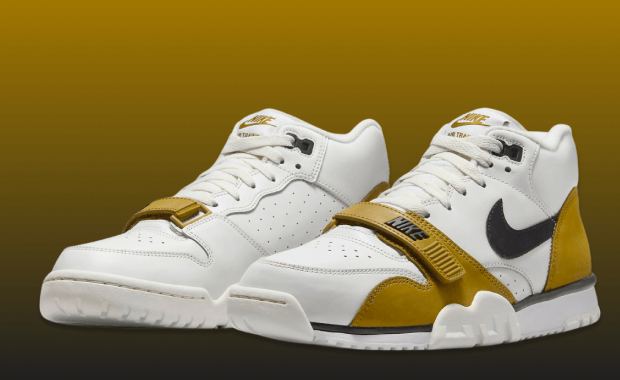 The Nike Air Trainer 1 White Black Bronzine Drops Fall 2023