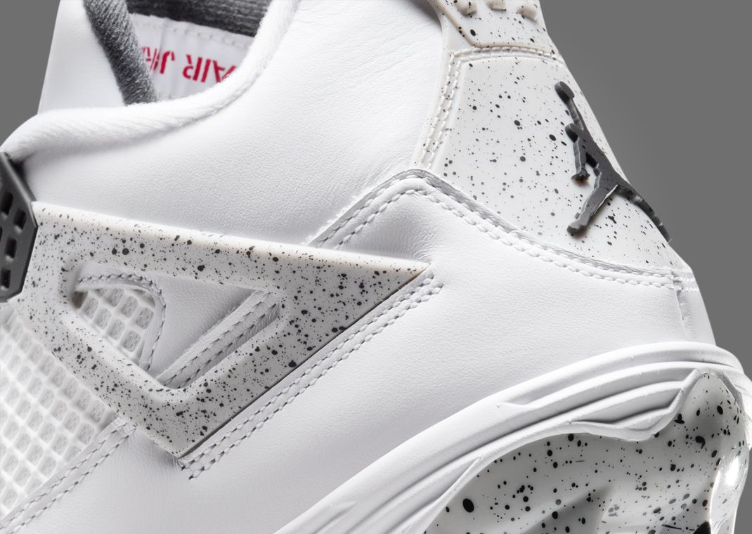 Air Jordan 4 Retro MCS White Cement Heel
