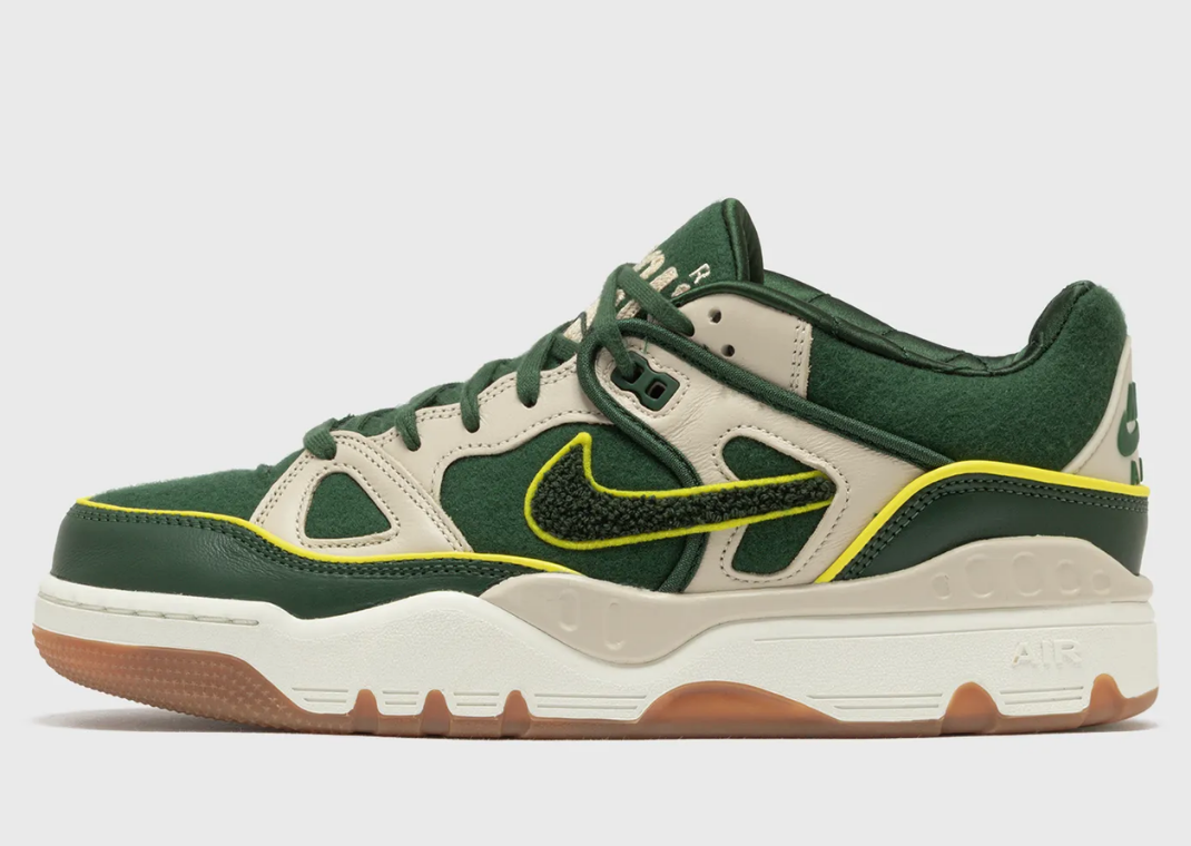 NIGO x Nike Air Force 3 Forest Green - Lateral