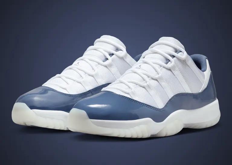 Air Jordan 11 Retro Low White Diffused Blue