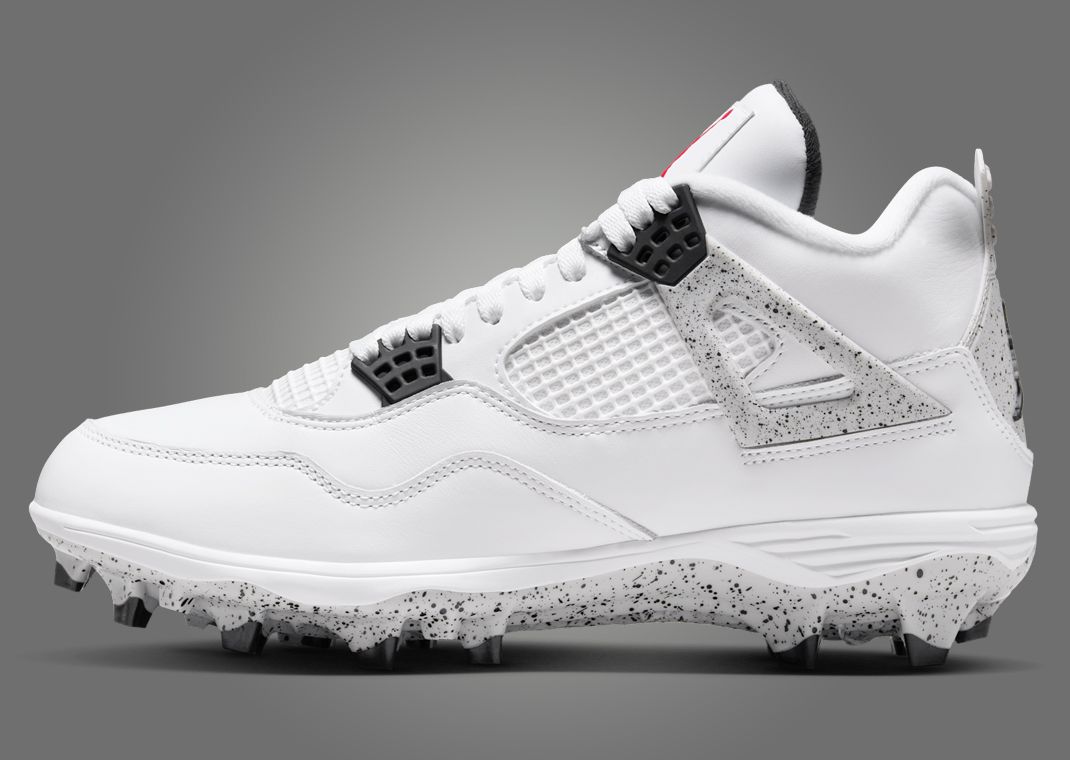 Air Jordan 4 Retro MCS White Cement Lateral