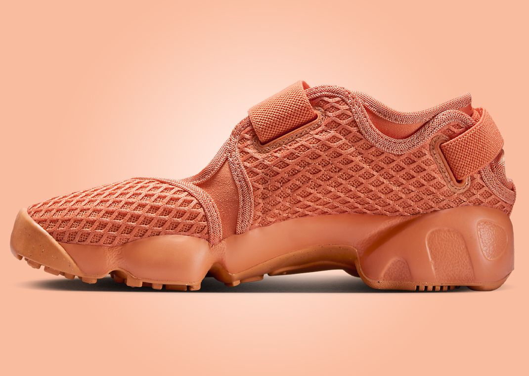 Nike Air Rift Breathe Healing Orange (W) Medial