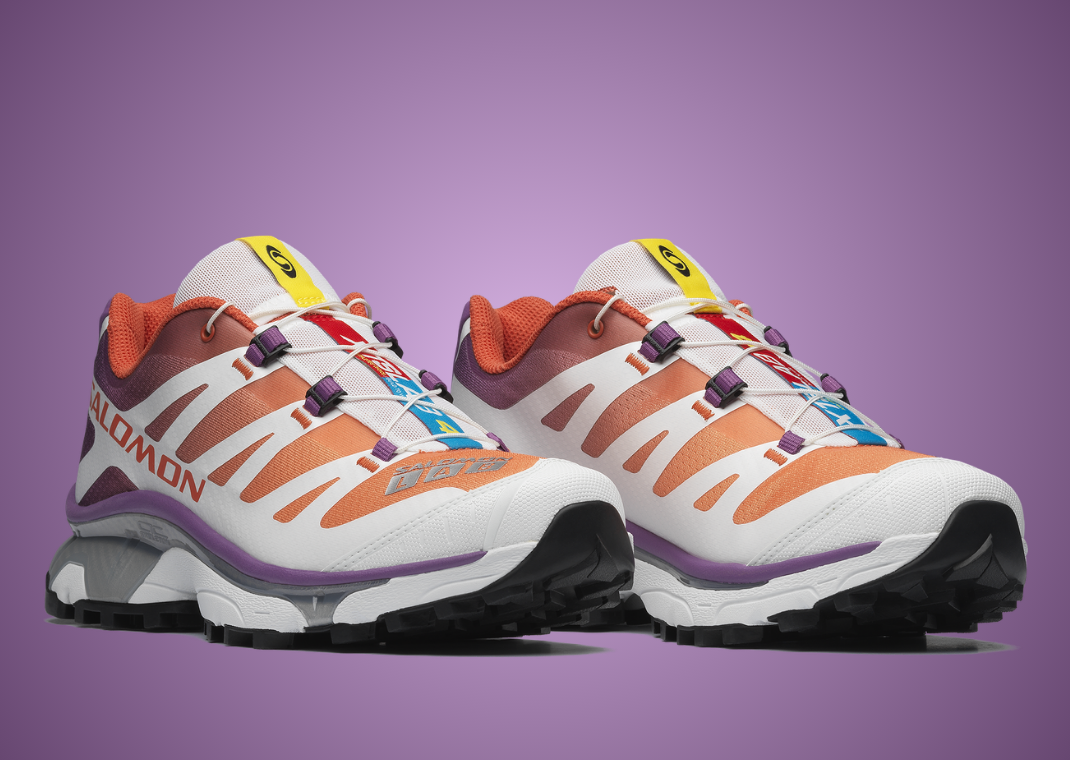 Salomon XT-4 OG White/Nectarine - Angle