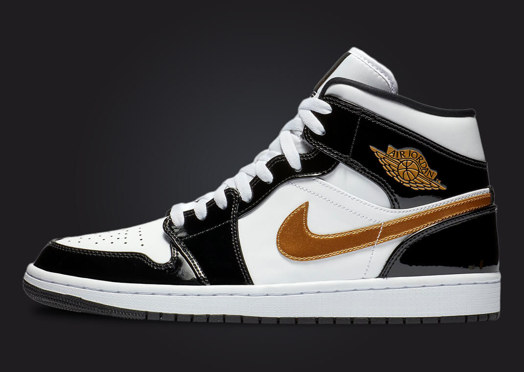 ダニエル  This Patent Leather Air Jordan 1 Mid is Re-Releasing for