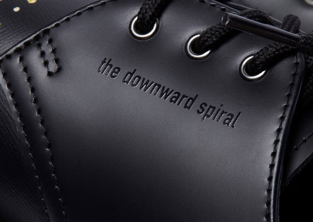 Nine Inch Nails x Dr. Martens 1461 3-Eye Shoe The Downward Spiral Lace Detail
