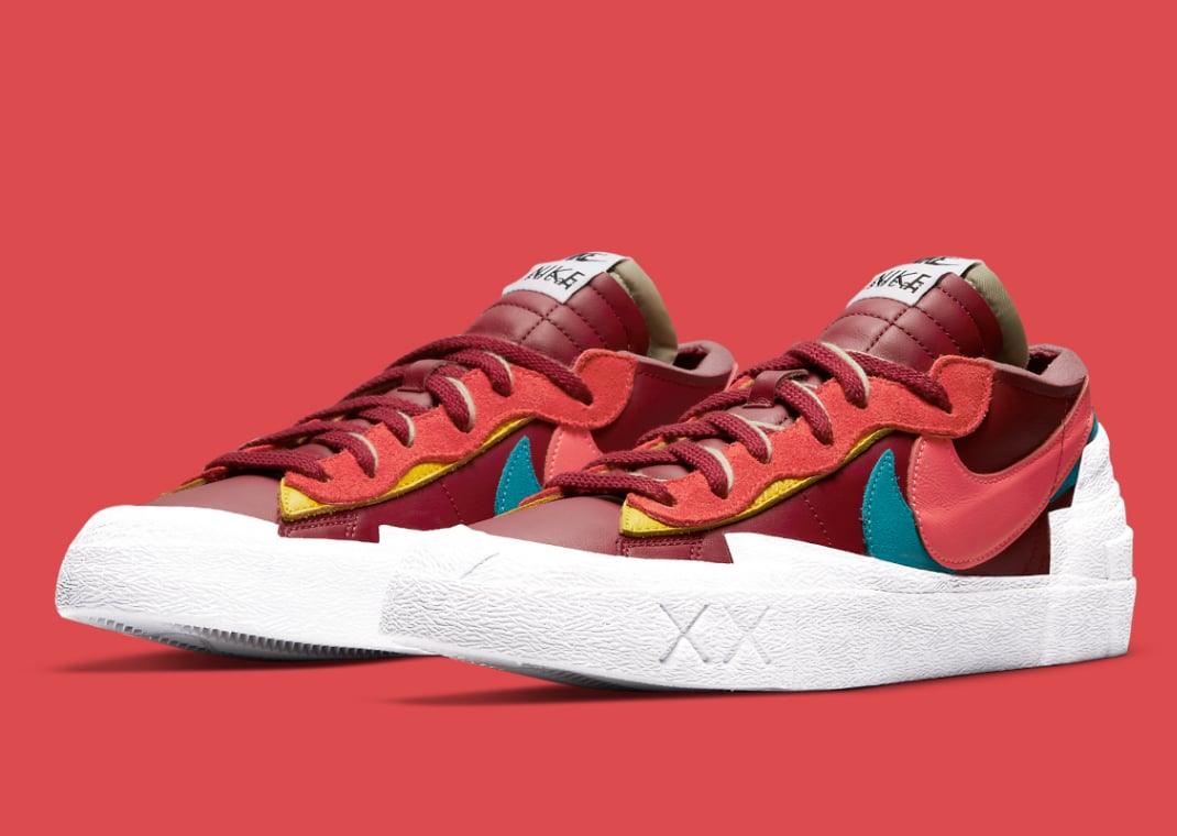 KAWS x sacai x Nike Blazer Low Team Red