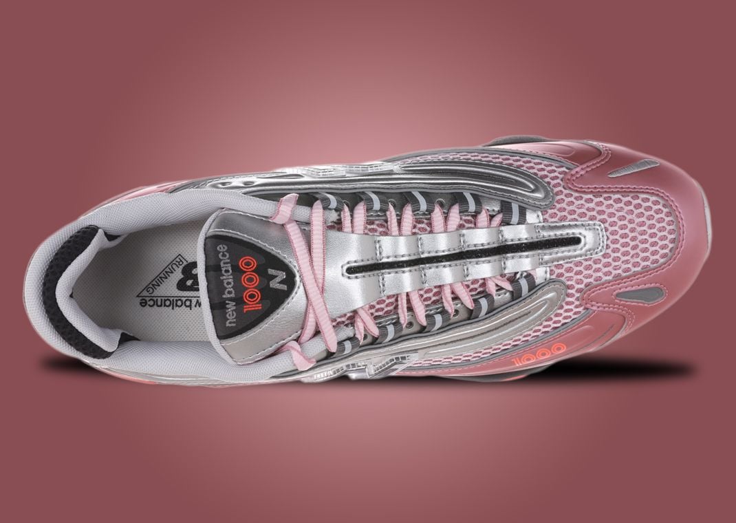 New Balance 1000 Pink Metallic Silver