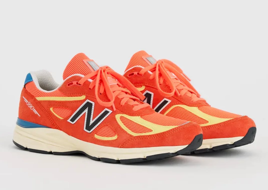 New Balance 990v4 Made In USA Urgent Red