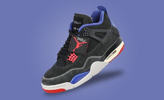 Air Jordan 4 Retro Rare Air Black Deep Royal Blue